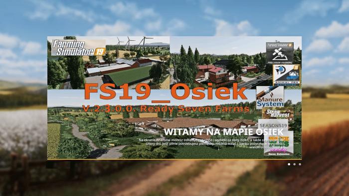 FS19 OSIEK SEVEN FARMS READY V2.3.0.0