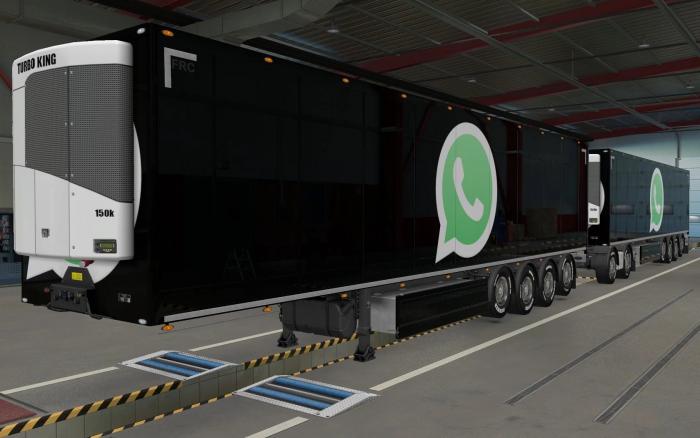SKIN OWNED TRAILERS SCS WHATSAPP BLACK BY RODONITCHO MODS 1.41