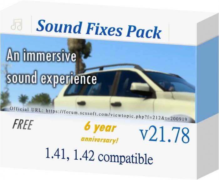 ATS SOUND FIXES PACK V21.78