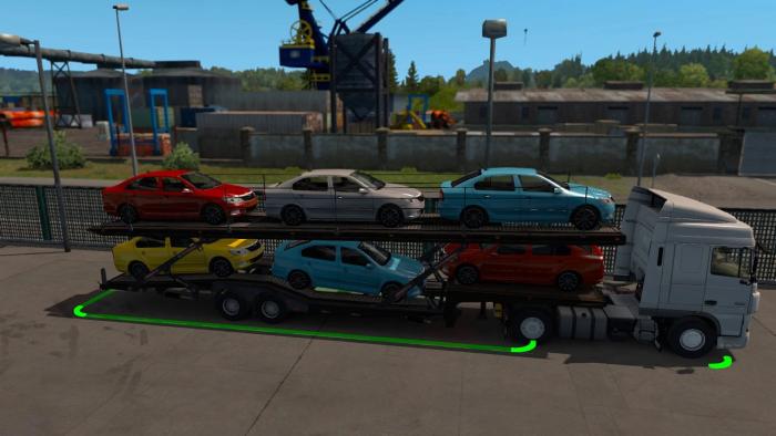 OWNABLE CAR TRANSPORTER SEMI TRAILER 1.42