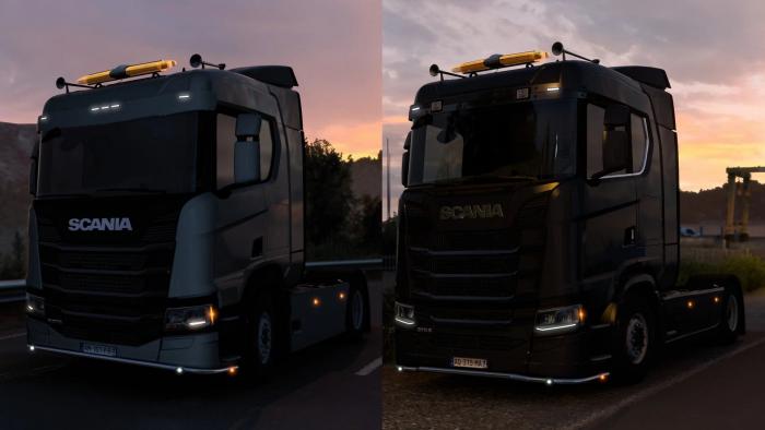 FRONT POSITION LIGHTS: SCANIA 2016 1.42