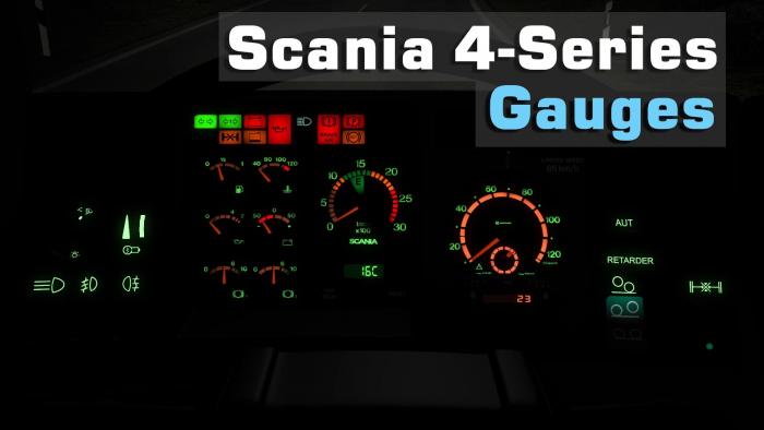 SCANIA 4-SERIES GAUGES V2.0