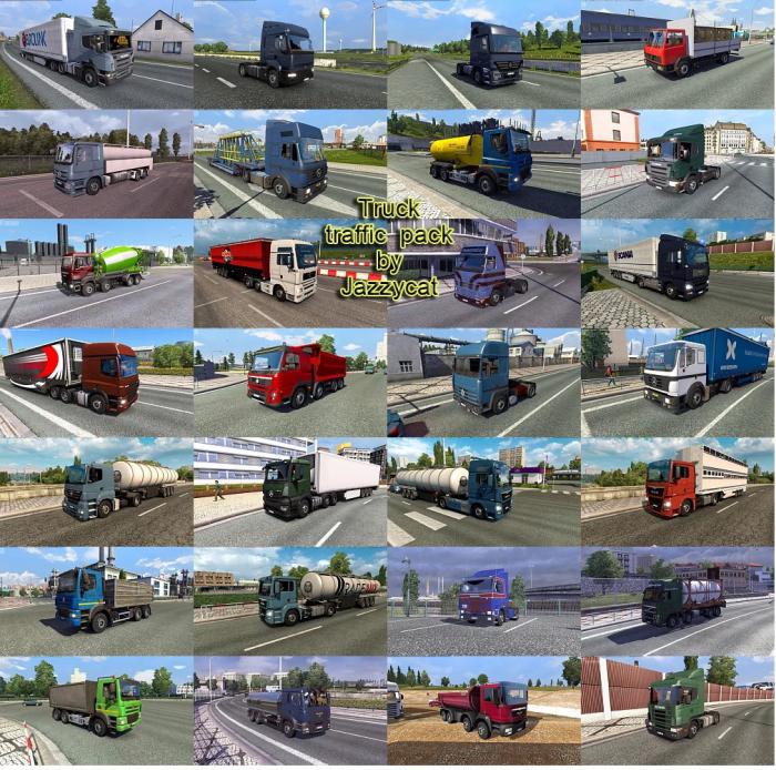TRUCK TRAFFIC PACK BY JAZZYCAT V5.9