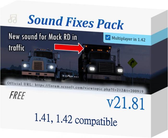 ATS SOUND FIXES PACK V21.81