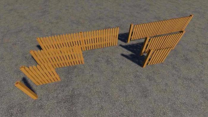 FENCE PACK WITH BRIGHT WOOD V1.0.0.0