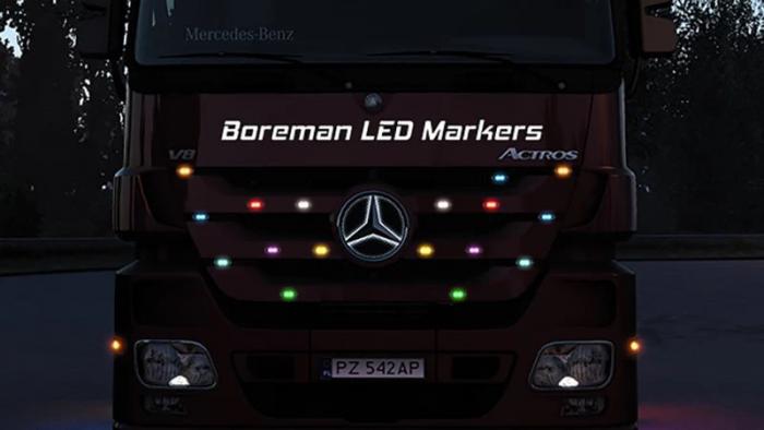 BOREMAN LED MARKER LIGHTS PACK 1.42