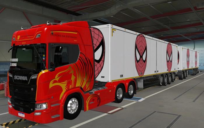 SKIN OWNED TRAILERS SCS SPIDER-MAN 1.42