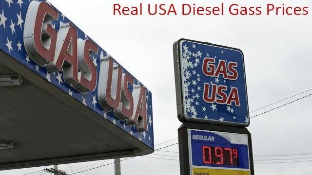 REAL USA DIESEL GAS PRICES 08.11 1.42