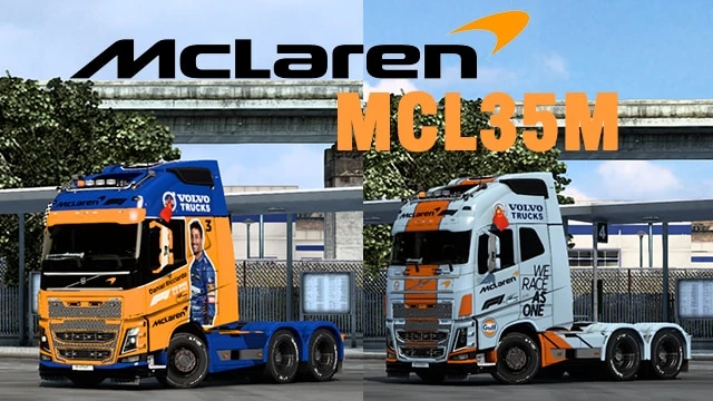 MCLAREN F1 MCL35M GULF SPECIAL SKIN FOR FH2012 V1.0