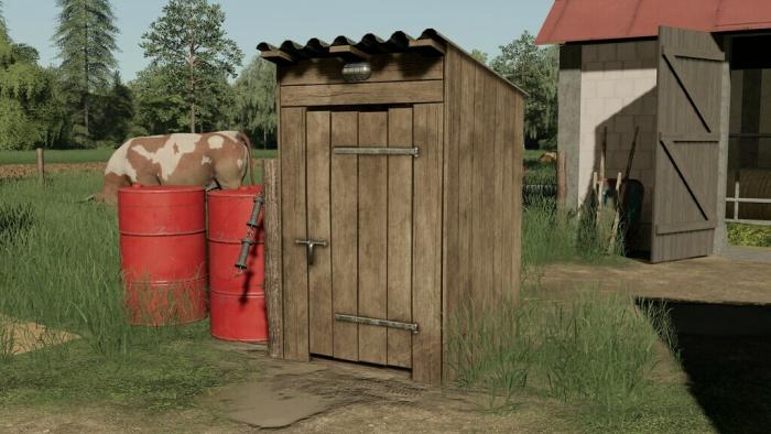 Wooden Toilet