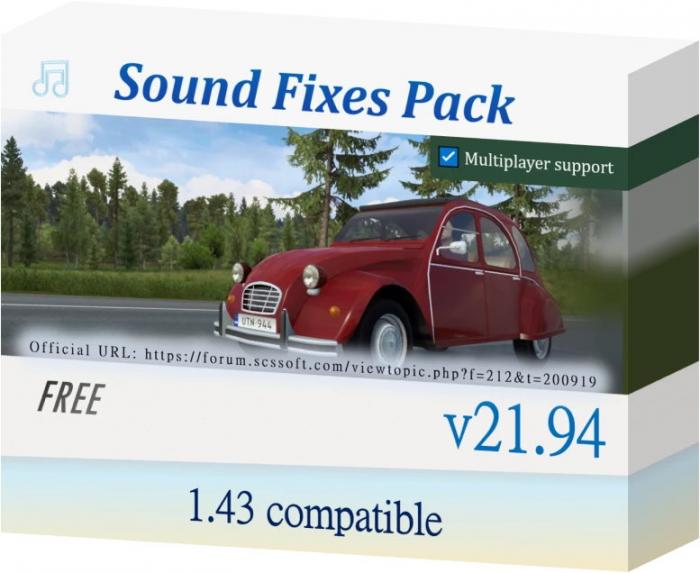 ATS SOUND FIXES PACK V21.94