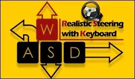 [ETS2] REALISTIC STEERING WITH KEYBOARD V4.0.5