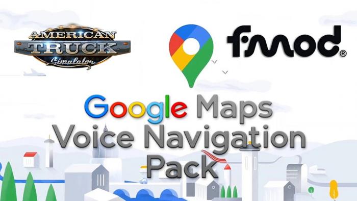 ATS GOOGLE MAPS VOICE NAVIGATION PACK V2.3