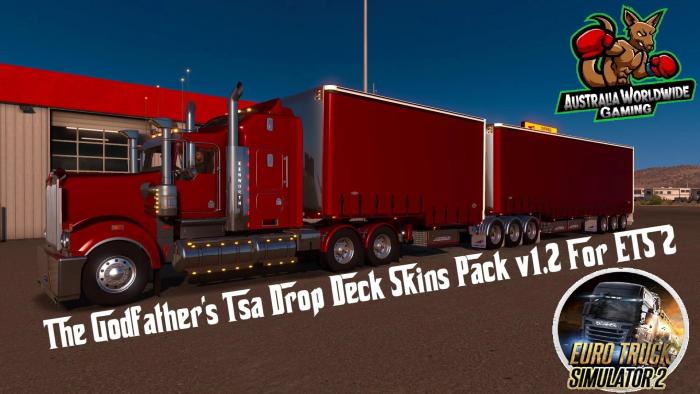 THE GODFATHER'S TSA DROP DECK TRAILER SKINS PACK V1.2