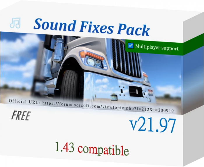 ATS SOUND FIXES PACK V21.97