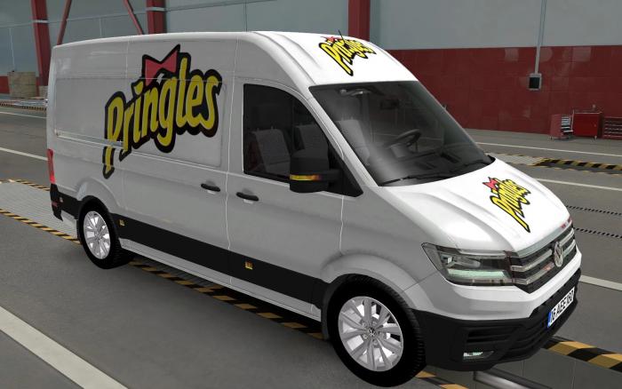SKIN VOLKSWAGEN CRAFTER ETS2 AND ATS PRINGLES 1.0 1.43