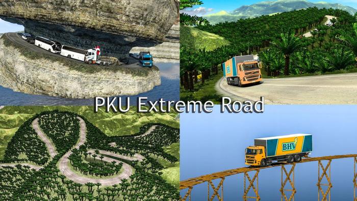 PKU EXTREME ROAD MAP SAVE GAME PROFILE - ETS2 1.43