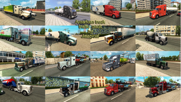AMERICAN TRUCK TRAFFIC PACK BY JAZZYCAT V2.6.2