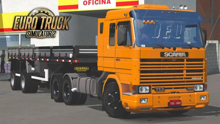 SCANIA 113H TRUCK MOD WITH 2 CABIN - ETS2 AND ATS 1.43