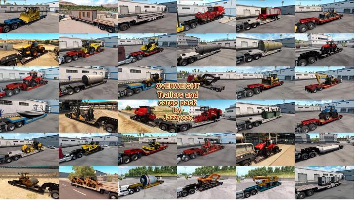 OVERWEIGHT TRAILERS AND CARGO PACK BY JAZZYCAT V4.7.2