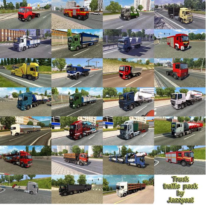 TRUCK TRAFFIC PACK BY JAZZYCAT V6.3