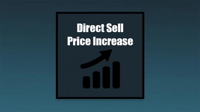 DIRECT SELL PRICE INCREASE V1.0.0.0