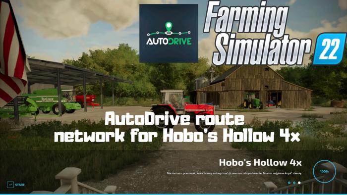 AUTODRIVE ROUTE NETWORK FOR HOBO'S HOLLOW 4X V1.0.0.0