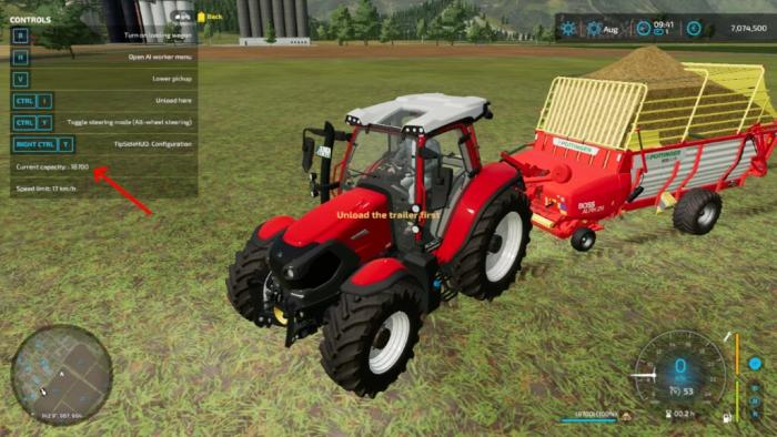 VARIABLE FORAGE WAGON CAPACITY V1.0.0.0