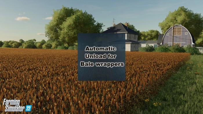 AUTOMATIC UNLOAD FOR BALE WRAPPERS V1.0.0.0