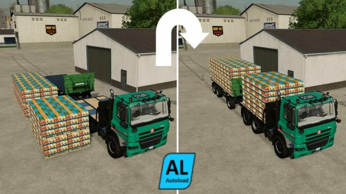 TRUCKS AND TRAILER WITH PALLET AUTOLOAD V1.0.0.0