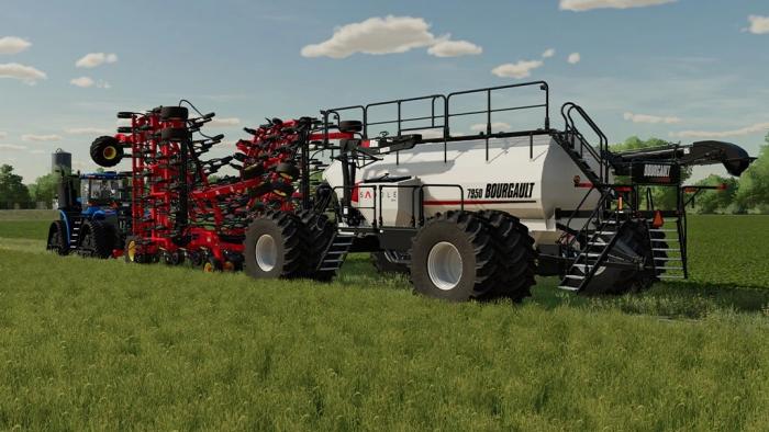 BOURGAULT 3320-76 PARALINK HOE DRILL + 7950 AIR CART V1.0.0.1