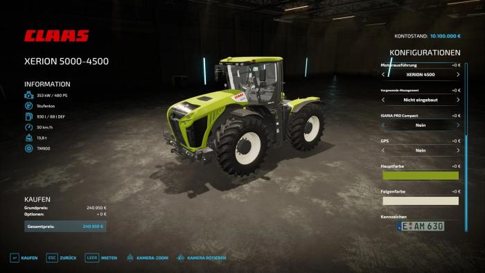 CLAAS XERION 4500-5000 V1.1.0.0