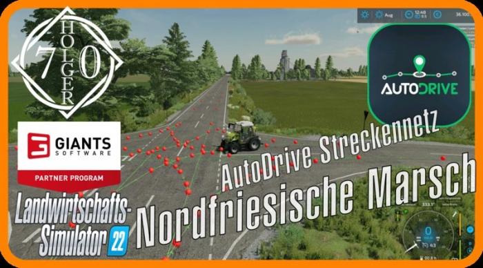 AUTODRIVE NF MARCH 4-WAY ROUTE NETWORK FS22 V1.9.0.0