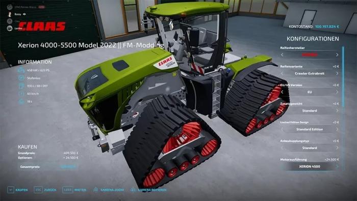 CLAAS XERION 5000 SONDEREDITION V2.0.0.0