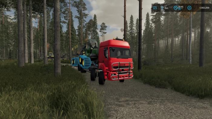 SISU POLAR FOREST MACHINE TRANSPORT V1.0 »  - FS19, FS17, ETS  2 mods