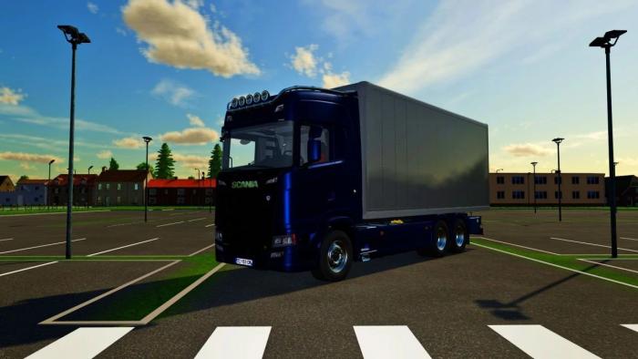 SCANIA S BOX WITH TAILGATE V1.0.0.0