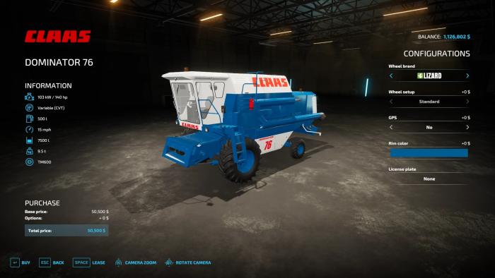 FORD/CLAAS COMBINE PACK V1.0.0.0
