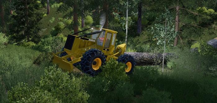 JD 540GIII CABLE SKIDDER (YELLOW 90'S STYLE) V1.0.0.0