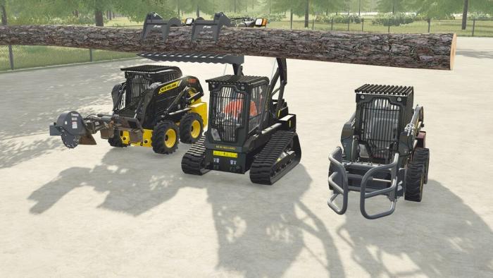 SKID STEER FORESTRY NEW HOLLAND L330 AND C362 PACK V1.0.0.0