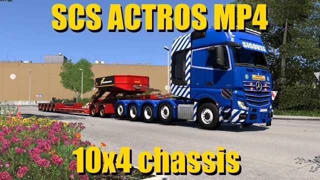 SCS Actros MP4 10×4 Chassis v1.0 1.49