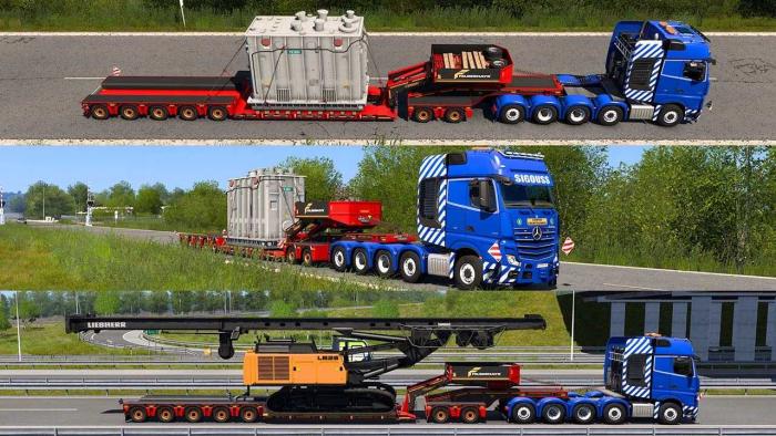 SCS Actros MP4 10×4 Chassis v1.0 1.49