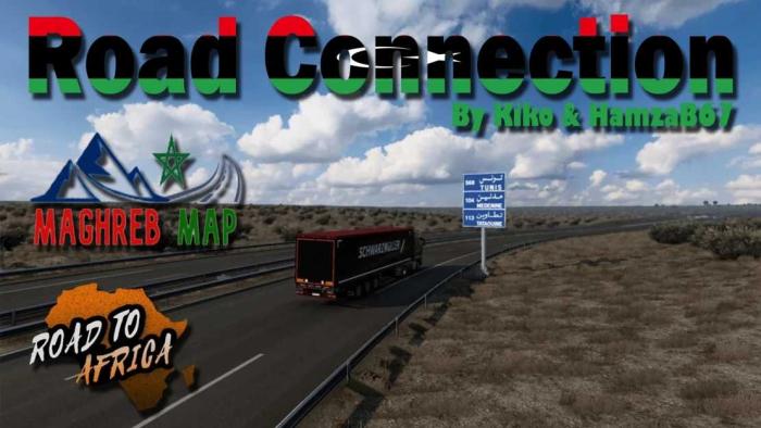 Maghreb Map-Road to Africa Road Connection + Fix v1.0 1.49