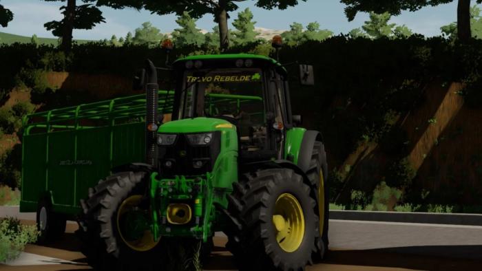 JONH DEERE 6125M OLD V1.0.0.0 » GamesMods.net - FS19, FS17, ETS 2 mods