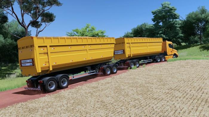 LIZARD DUMPER ROADTRAIN V1.0.0.1 » GamesMods.net - FS19, FS17, ETS 2 mods