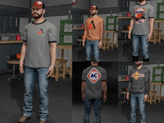 ALLIS-CHALMERS THEMED CLOTHING PACK V1.0.0.0