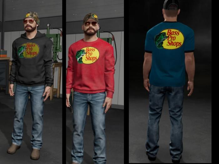 BASS PRO THEMED CLOTHING PACK V1.0.0.0