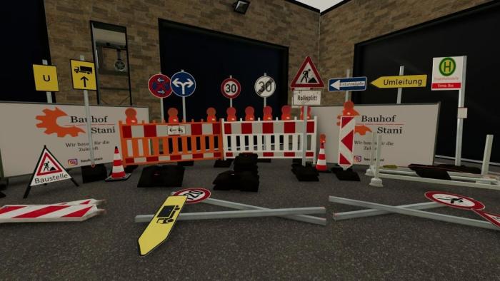 CONSTRUCTION SITE SIGNS PACK V1.1.0.0