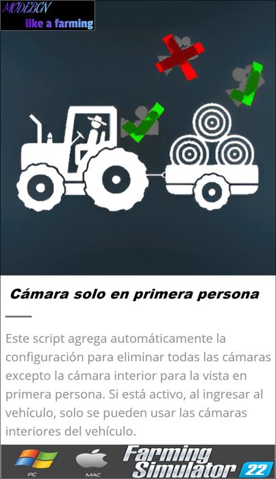 ONLY INSIDE VEHICLE CAMERA VERSIÓN EN ESPAÑOL V2.0.0.1