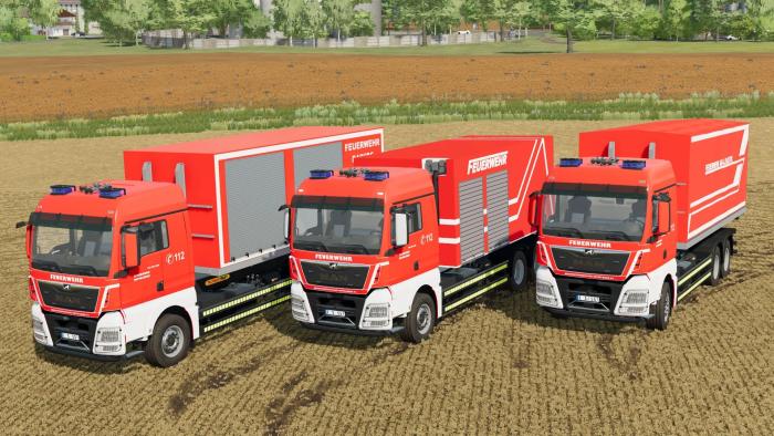 MAN TGX HKL Fire Truck & Containers v1.0.0.0