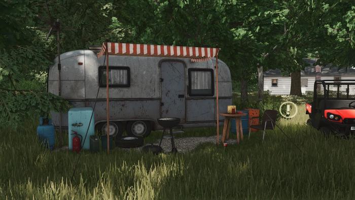 FS25 Small Rusty Camper trailer v1.0.0.0
